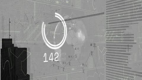 Animated Financial Charts and Graphs for Data Visualization