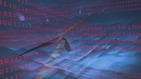 Digital Data Overlay on Wind Turbine Conceptual Animation