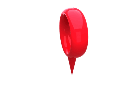 transparent red navigation pointer icon concept - Download Free Stock Videos Pikwizard.com