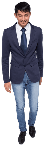 Smiling Asian Businessman Walking on Transparent Background - Download Free Stock Videos Pikwizard.com