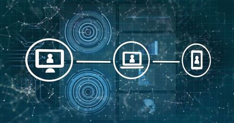Futuristic Interface Depicting Data Processing and Connectivity - Download Free Stock Images Pikwizard.com