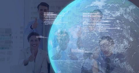 Team Collaboration with Innovative Technology in Corporate Environment