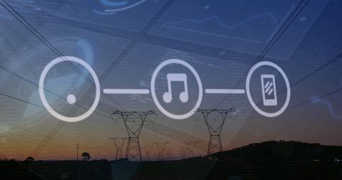 Integrated Technology with Energy and Financial Data Concept - Download Free Stock Images Pikwizard.com