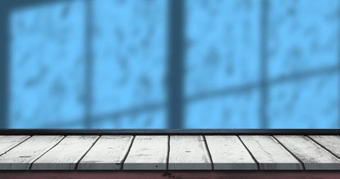 Abstract Wooden Surface with Shadow Patterns on Blue Background - Download Free Stock Images Pikwizard.com