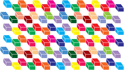Vibrant Transparent Geometric Block Pattern - Download Free Stock Videos Pikwizard.com