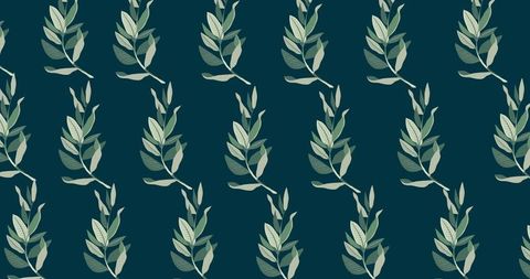 seamless green leaf pattern on dark background - Download Free Stock Images Pikwizard.com