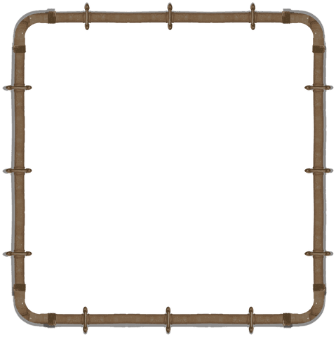 industrial pipe frame with clamps on transparent background - Download Free Stock Videos Pikwizard.com