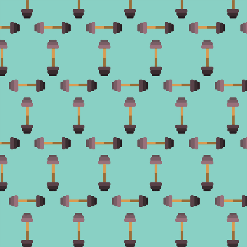 Seamless Dumbbell Pattern Fit for Transparent Background Use - Download Free Stock Videos Pikwizard.com