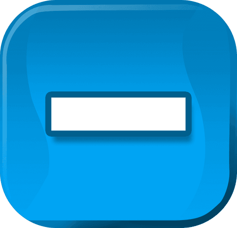 transparent blue minus sign button icon on white - Download Free Stock Videos Pikwizard.com