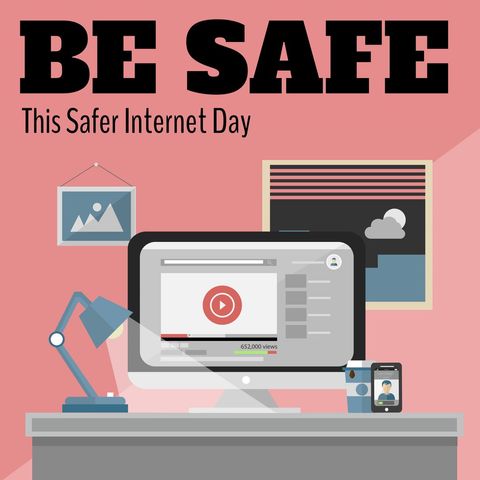 promoting online safety with engaging digital graphics - Download Free Stock Templates Pikwizard.com