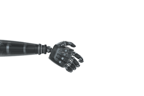 transparent black robotic arm fist with futuristic design - Download Free Stock Videos Pikwizard.com
