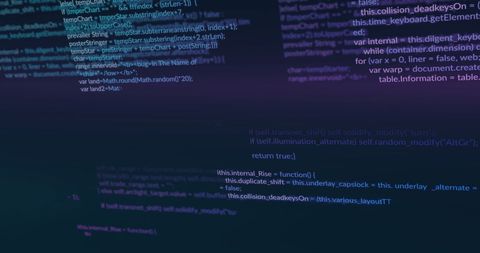 Digital Code Background with Floating Program Script - Download Free Stock Images Pikwizard.com