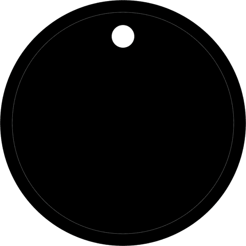 Black Circle Label with Hole on Transparent Background - Download Free Stock Videos Pikwizard.com