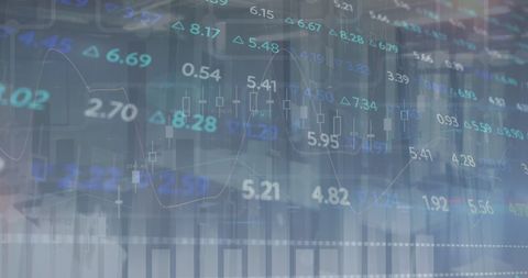 Digital Financial Data Analysis with Graph Elements