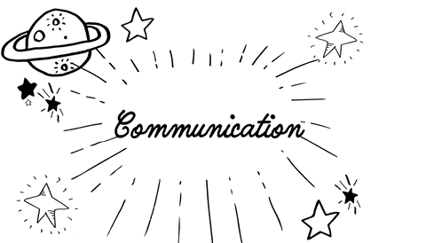 digital png communication text with stars on transparent background - Download Free Stock Videos Pikwizard.com