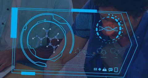 Holographic Chemical Formula Display over Diverse Team Using Laptop