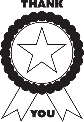 transparent badge with thank you message and star - Download Free Stock Videos Pikwizard.com