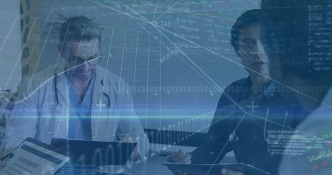 Doctors Analyzing Data in High-Tech Medical Environment - Download Free Stock Images Pikwizard.com