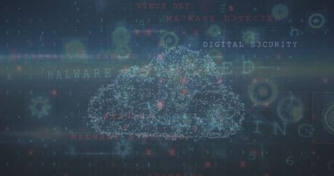 Digital Mesh Network with Data Security Keywords - Download Free Stock Images Pikwizard.com