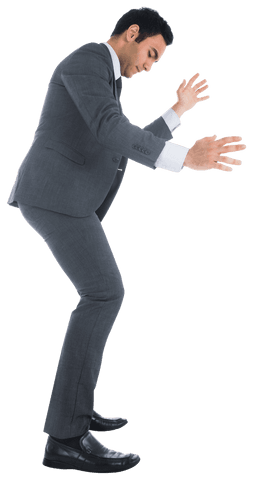 focused biracial businessman analyzing on transparent background - Download Free Stock Videos Pikwizard.com