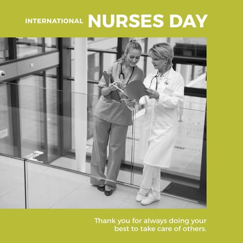 Celebrating international nurses day in hospital environment