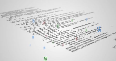 Floating Numbers and Code on Abstract Digital Background - Download Free Stock Images Pikwizard.com