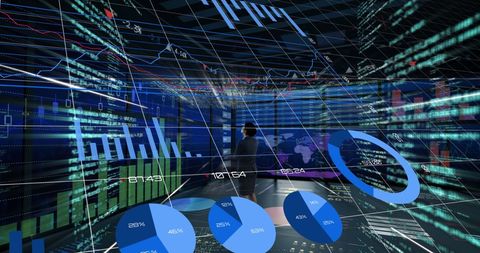 Businesswoman Analyzing Digital Financial Data and Charts - Download Free Stock Images Pikwizard.com