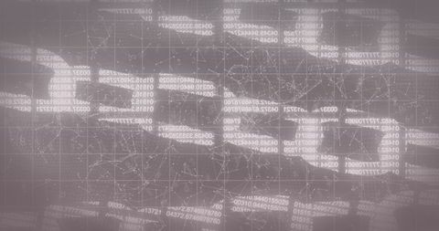 Abstract Digital Data Flow with Geometric Patterns - Download Free Stock Images Pikwizard.com