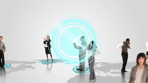 Global Business Networking with Digital Overlay Feature