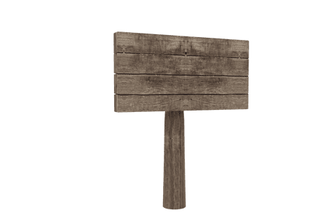 Rustic Wooden Sign with Transparent Background and Copy Space - Download Free Stock Videos Pikwizard.com
