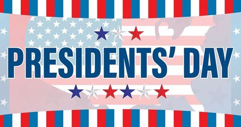 Patriotic President's Day Celebration Background