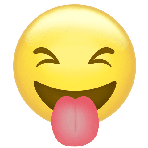 Playful Emoji Sticking Out Tongue, Transparent Background Gradient Style - Download Free Stock Videos Pikwizard.com