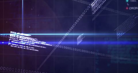 Futuristic Digital Network with Glowing Blue Grids - Download Free Stock Images Pikwizard.com