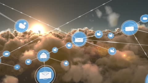 Conceptual Digital Network in Cloudscape
