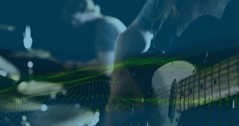 Concert Experience with Digital Landscape Overlay