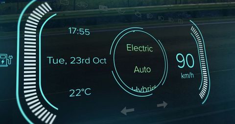 Futuristic Car Dashboard Display Interface - Download Free Stock Images Pikwizard.com