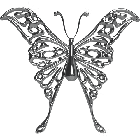 silver filigree butterfly with sparkling details on transparent background - Download Free Stock Videos Pikwizard.com