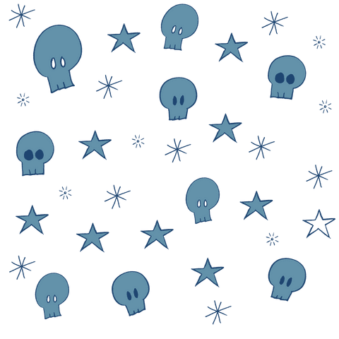 skulls and stars pattern on transparent background - Download Free Stock Videos Pikwizard.com