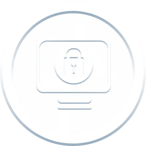 Transparent Computer Security Icon with Lock Symbol - Download Free Stock Videos Pikwizard.com