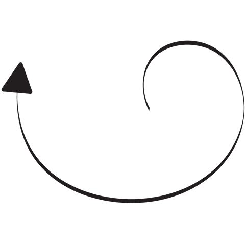 Curved Black Arrow Pointing Up on Transparent Background - Download Free Stock Videos Pikwizard.com