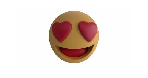 3D Heart Eyes Emoji for Love and Social Media Communication - Download Free Stock Images Pikwizard.com