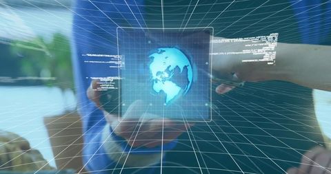Digital Payment Technology with Augmented Reality Interface - Download Free Stock Images Pikwizard.com