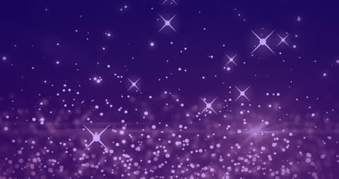 Vibrant Light Spots in a Night Sky