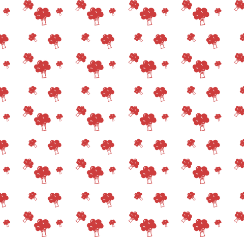 red tree pattern on transparent background vector illustration - Download Free Stock Videos Pikwizard.com