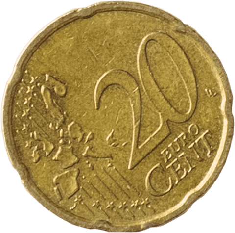 transparent golden 20 euro cent coin illustration - Download Free Stock Videos Pikwizard.com