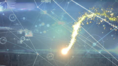 Digital Network Connections with Illuminated Path