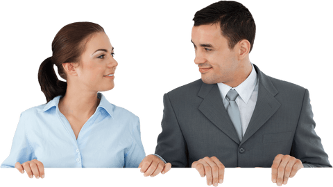 Smiling Business Colleagues on Transparent Background for Teamwork Concept - Download Free Stock Videos Pikwizard.com