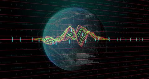 Digital Data Processing and Global Connectivity Illustrated - Download Free Stock Images Pikwizard.com