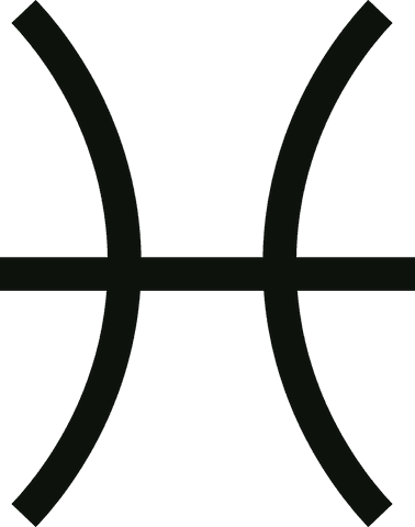 Transparent Pisces Zodiac Symbol Showing Water Element - Download Free Stock Videos Pikwizard.com