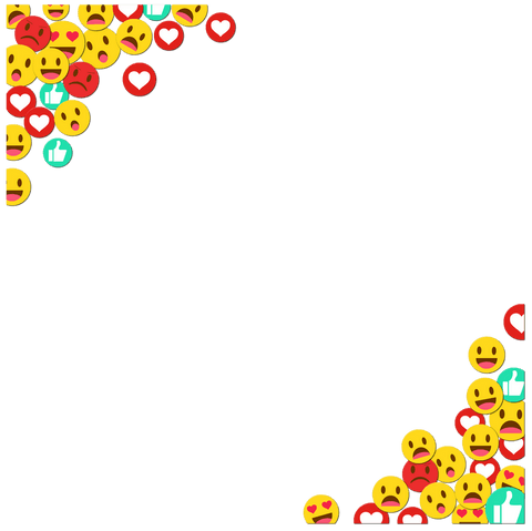 floating reaction emojis on transparent canvas - Download Free Stock Videos Pikwizard.com